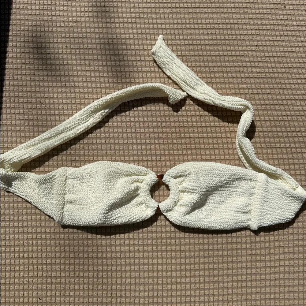 Monday Swimwear Costa Rica top CREAM crinkle (cover photo for reference)